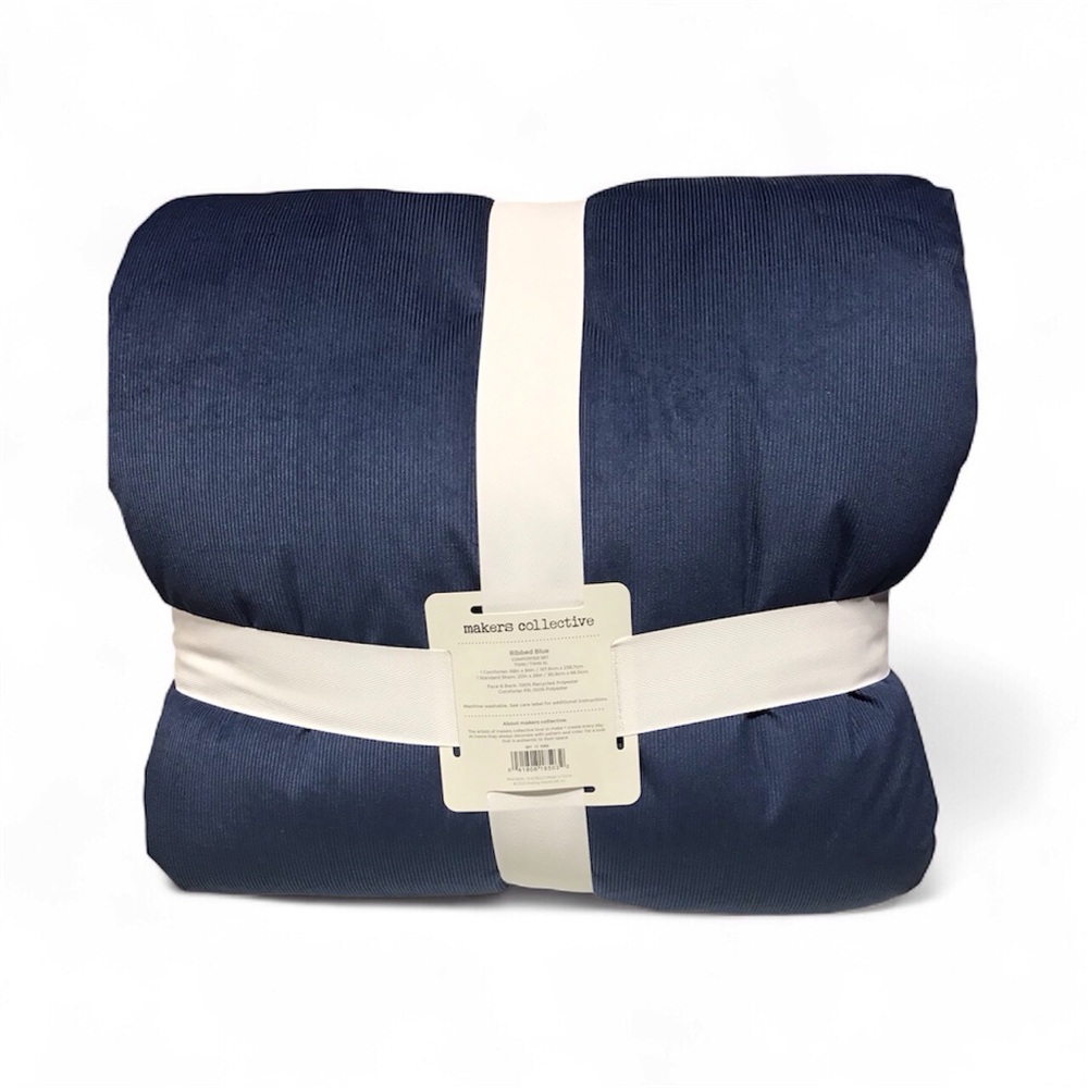 Navy Comforter Set - Picture 2 of 2